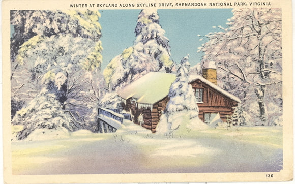 Winter at Skyland Along Skyline Drive, Shenandoah National Park, Virginia - Carey's Emporium