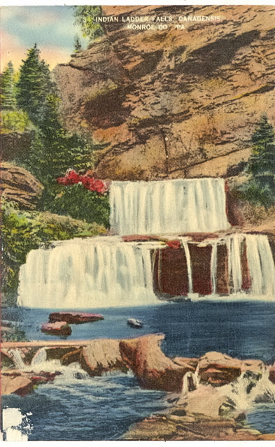Indian Ladder Falls, Canadensis, Monroe Co., PA - Carey's Emporium