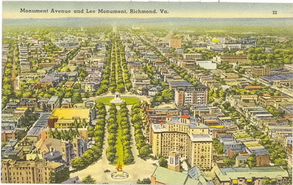 Monument Avenue and Lee Monument, Richmond, VA - Carey's Emporium
