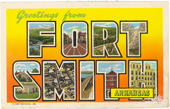 Greetings from Fort Smith, AR Large Letter - Carey's Emporium