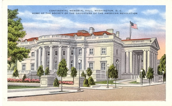 Continental Memorial Hall, Washington, DC - Carey's Emporium