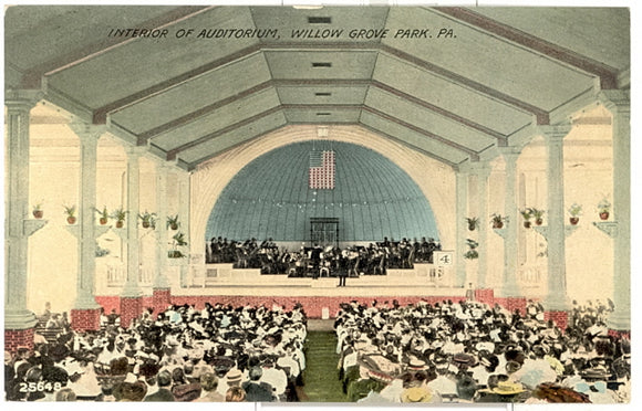Interior of Auditorium, Willow Grove Park, PA - Carey's Emporium