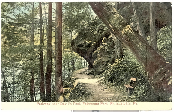Pathway near Devil's Pool, Fairmount Park, Philadelphia, PA - Carey's Emporium