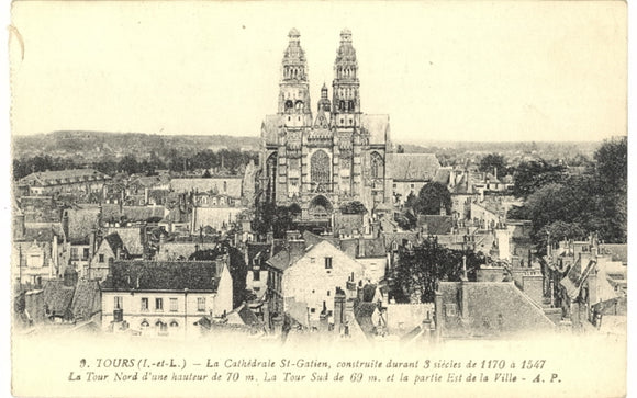 Tours, La Cathedrale St-Gatien - Carey's Emporium