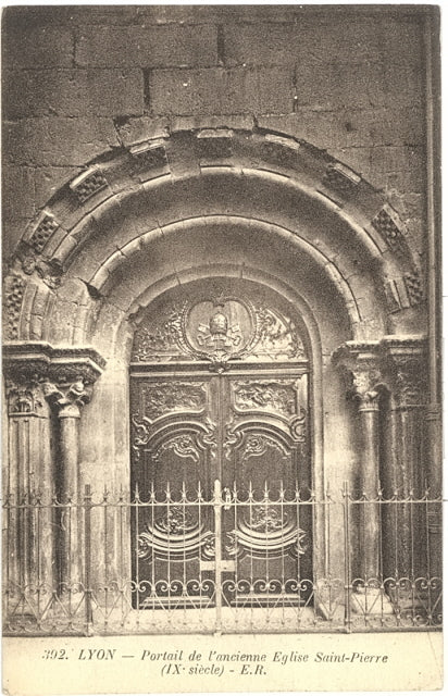 Portail de L'ancienne Eglise Saint-Pierre, Lyon - Carey's Emporium