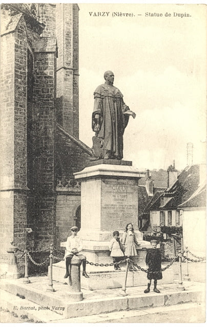Varzy, Nievre, Statue de Dupin - Carey's Emporium