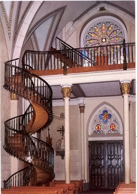 Loretto Chapel Spiral Staircase, Santa Fe, NM - Carey's Emporium