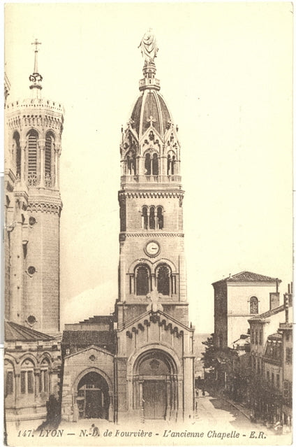 Notre Dame de Fourviere, L'ancienne Chapelle, Lyon - Carey's Emporium