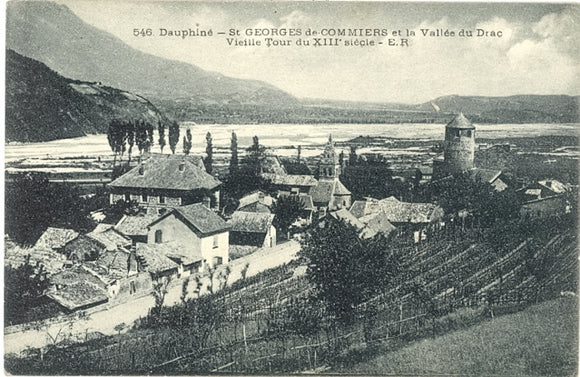 St. Georges de Commiers et la Vallee de Drac Vieille Tour du XIII siecle, Dauphine - Carey's Emporium