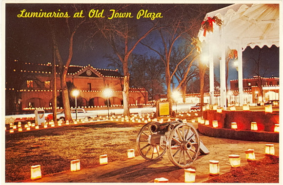 Luminarios at Old Town Plaza, Albuquerque, NM - Carey's Emporium