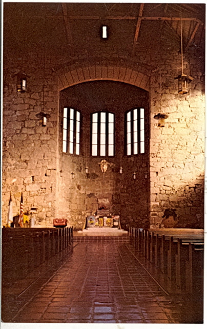 Interior, St. Joseph's Apache Mission, Mescalero, NM - Carey's Emporium