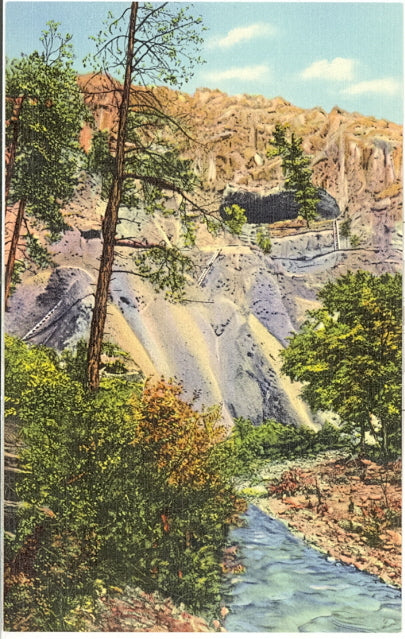 Ceremonial Cave, Canyon Rito de Los Frijoles, NM - Carey's Emporium