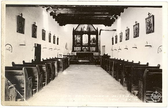 Interior, Santa Maria Mission, Santa Maria de Acoma, NM - Carey's Emporium