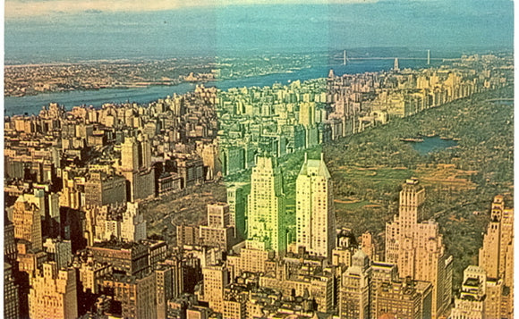 New York City as Seen From The Empire State Building Observatory Looking North, New York City, NY - Carey's Emporium