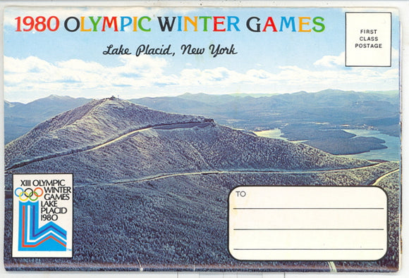 1980 Olympic Winter Games, Lake Placid, NY Souvenir Folder - Carey's Emporium
