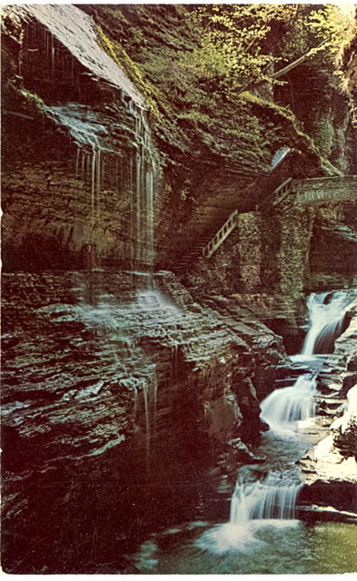 Rainbow Falls, Watkins Glen, NY - Carey's Emporium
