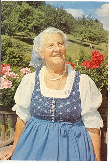 Maria von Trapp surrounded by a few of her favorite flowers - Carey's Emporium
