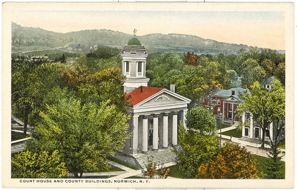 Court House and County Buildings, Norwich, NY - Carey's Emporium