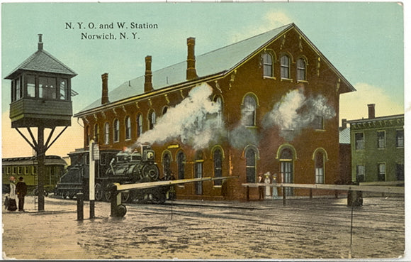 N. Y. O. and W. Station, Norwich, NY - Carey's Emporium