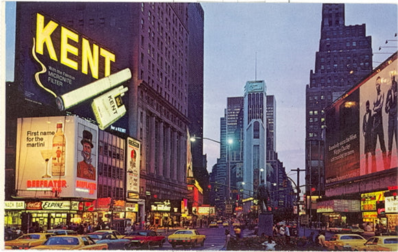 Times Square at Night, New York City, NY - Carey's Emporium