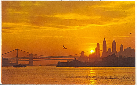 Sunset Over New York City, NY - Carey's Emporium