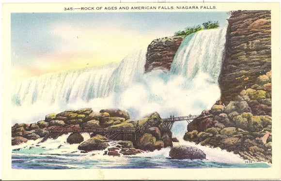 Rock of Ages and American Falls, Niagara Falls, NY - Carey's Emporium