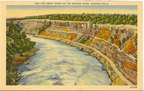 The Great Gorge of the Niagara River, Niagara Falls, NY - Carey's Emporium