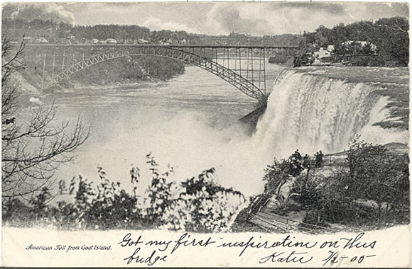 American Falls from Goat Island - Carey's Emporium