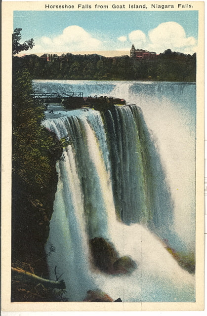Horseshoe Falls from Goat Island, Niagara Falls, NY - Carey's Emporium