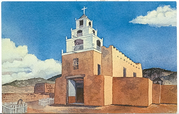 San Miguel Church Circa 1872, Santa Fe, NM - Carey's Emporium