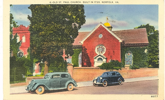 Old St. Paul Church, Built in 1739, Norfolk, VA - Carey's Emporium