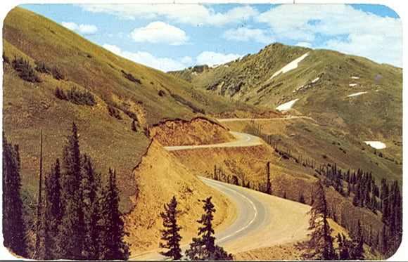 Timberline on Loveland Pass, elev. 11,992 ft., Highway U. S. 6, Colorado - Carey's Emporium