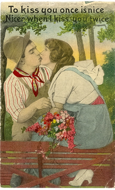 To Kiss You Once is Nice, Nicer When I Kiss You Twice - Carey's Emporium