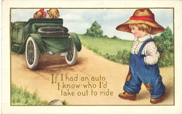 If I Had An Auto I Know Who I'd Take Out To Ride - Carey's Emporium