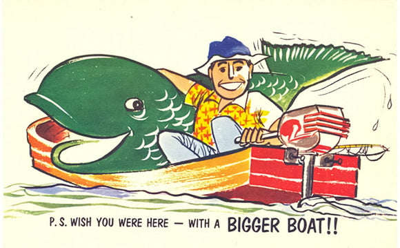 P.S. Wish You Were Here, With A Bigger Boat!! - Carey's Emporium