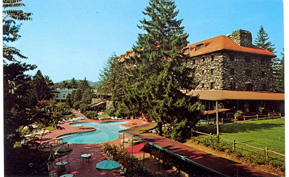Grove Park Inn and Swimming Pool, Asheville, NC - Carey's Emporium