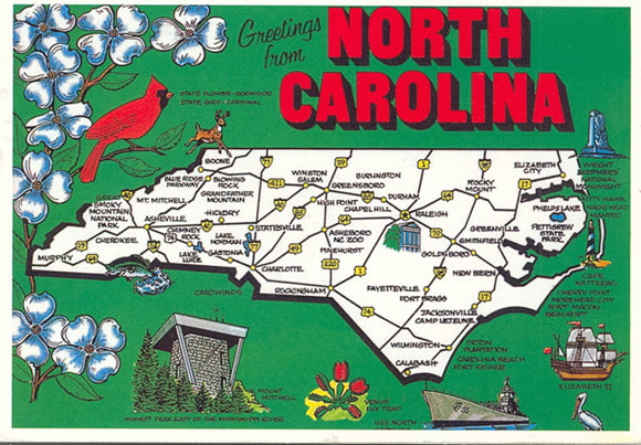 Greetings From North Carolina - Carey's Emporium