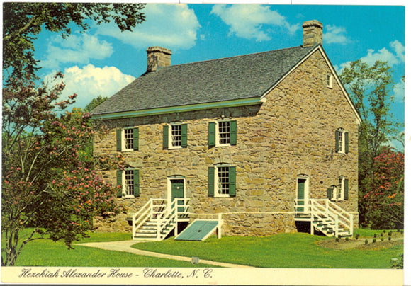 Hezekiah Alexander Homesite, Charlotte, NC - Carey's Emporium