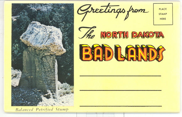 North Dakota Badlands Souvenir Folder - Carey's Emporium