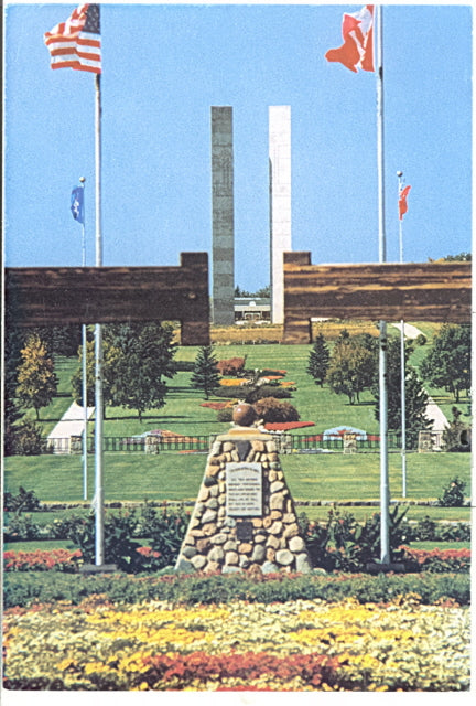 Stone Caim, International Peace Garden, ND/Manitoba - Carey's Emporium