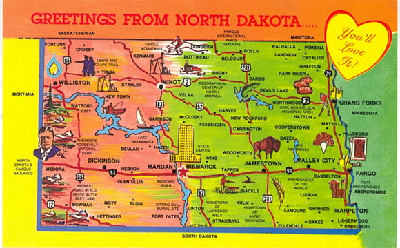 Greetings from North Dakota - Carey's Emporium