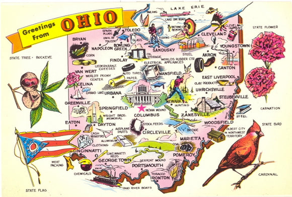 Greetings From Ohio - Carey's Emporium
