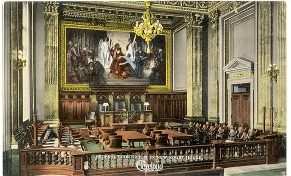 Federal Court Room in New Court House, Cleveland, OH - Carey's Emporium