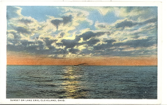 Sunset on Lake Erie, Cleveland, OH - Carey's Emporium