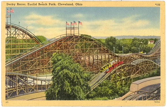 Derby Racer, Euclid Beach Park, Cleveland, OH - Carey's Emporium