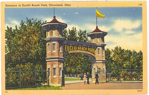 Entrance to Euclid Beach Park, Cleveland, OH - Carey's Emporium