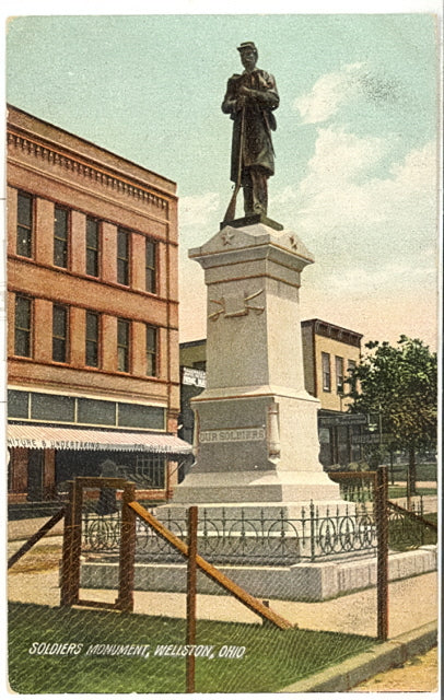 Soldiers Monument, Wellston, OH - Carey's Emporium