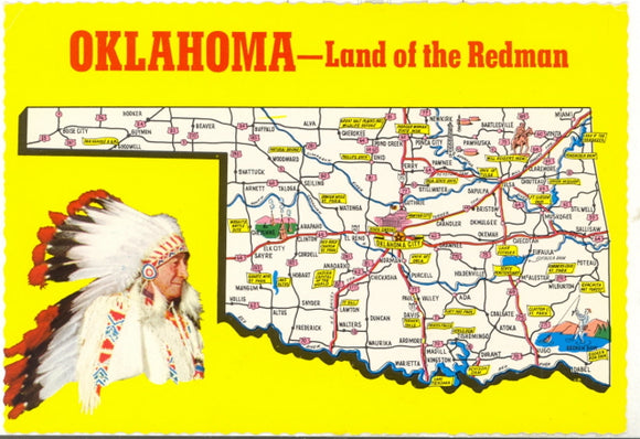 Oklahoma, Land of the Redman - Carey's Emporium