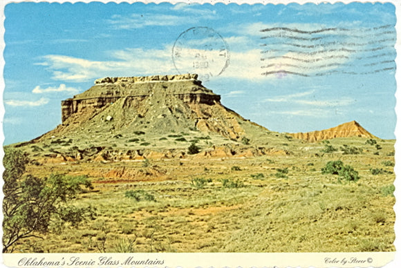Oklahoma's Scenic Glass Mountains, Near Woodward, OK - Carey's Emporium