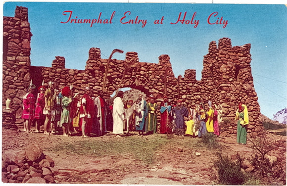 Triumphal Entry at Holy City of the Wichitas, OK - Carey's Emporium